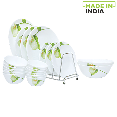 Laopala Diva Opalware Ivory Dinner Set Ivory Blush, 27 pcs - Main Image