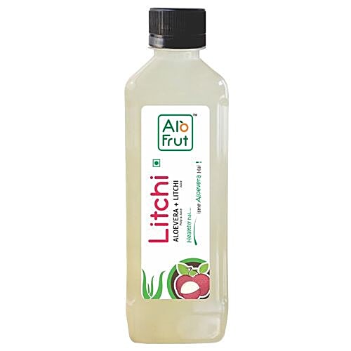 Buy Alo Frut Litchi Juice With Aloe Vera Online at Best Price of