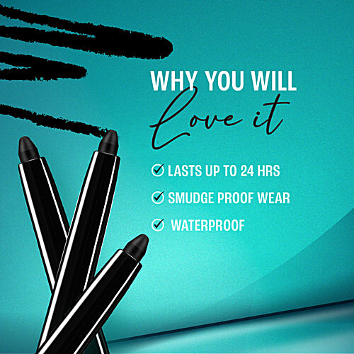 Lakme Eyeconic Kajal Twin, Deep Black 0.35 G (Pack Of 2)
