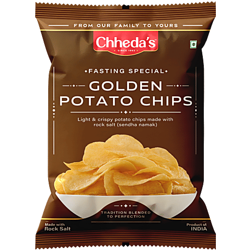 Chheda'S Golden Lightly Salted Potato Chips 170 Gm