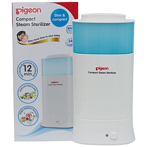 Pigeon Baby Compact Steam Steriliser Bottles Round, pcs
