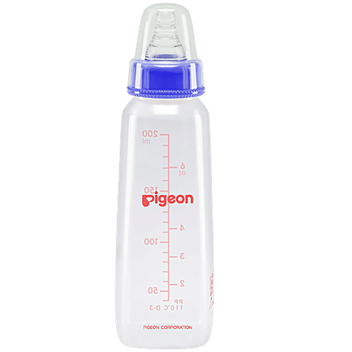 Buy Pigeon Baby Peristaltic Nursing Feeding Bottle Blue Online