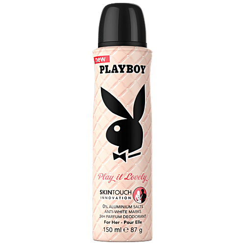 Buy Playboy Play It Lovely Woman Deodorant Spray Online at Best
