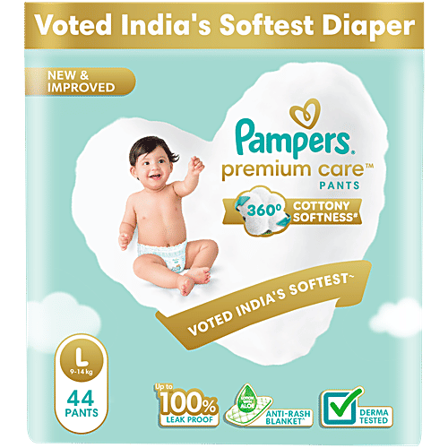 Buy Pampers Premium Care Pant Diapers L Online at Best Price of