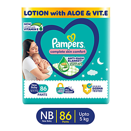 Buy Pampers Complete Skin Comfort Diaper Pants NB, Up To Kg