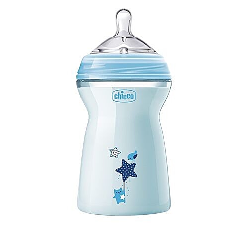 Buy Chicco Baby Feeding Bottle With Twin Anti Colic System Blue