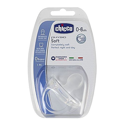 Buy Chicco Baby Soft Silicone Soother Neutral, 0-6m Online at