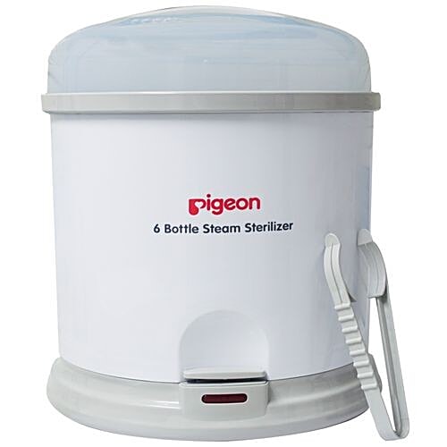 Buy Pigeon Baby Steam Steriliser With Tongs Online at Best Price