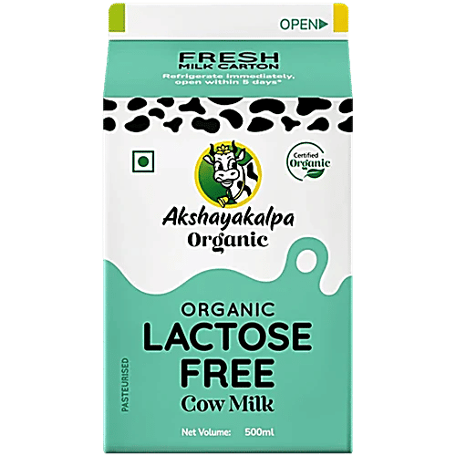 milk♡ Buy Akshayakalpa Organic Cow Milk - Lactose Free Online at Best