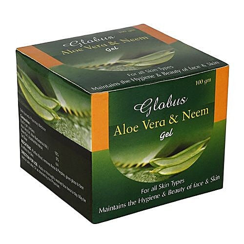 Globus Aloe Vera & Neem Gel, 100 g
