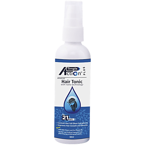 Buy Qraa Triple Action Plus Advanced Hair Tonic with Nano