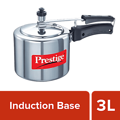 Prestige Nakshatra Plus Aluminium Inner Lid Pressure Cooker Induction  Base, 11603, L