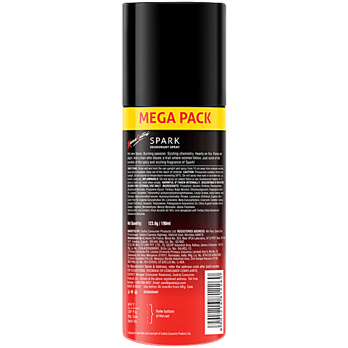 Kamasutra Spark Deodorant Spray For Men 190Ml