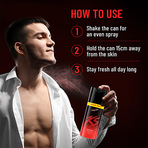 Kamasutra Spark Deodorant Spray For Men 190Ml