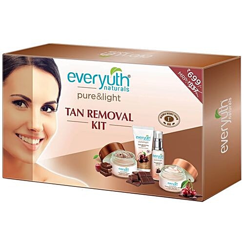 Buy Everyuth Naturals Chocolate & Cherry Tan Removal Kit Online at