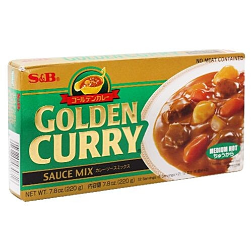 Buy S&B Golden Curry Sauce Mix - Medium, Hot Online at Best Price