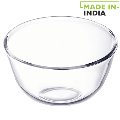 Buy Glass Ideas Serving Mixing Bowl Set Heat Resistant, Glass
