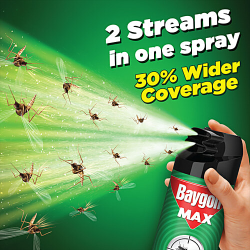 Baygon Max Lime Mosquito & Fly Killer Spray 400Ml
