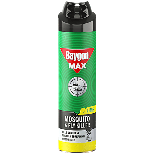Baygon Max Lime Mosquito & Fly Killer Spray 400Ml