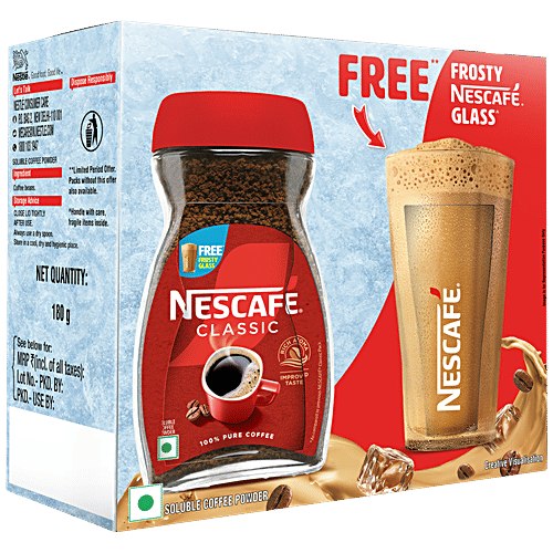 Nescafe Classic Instant Coffee Powder, 180 g