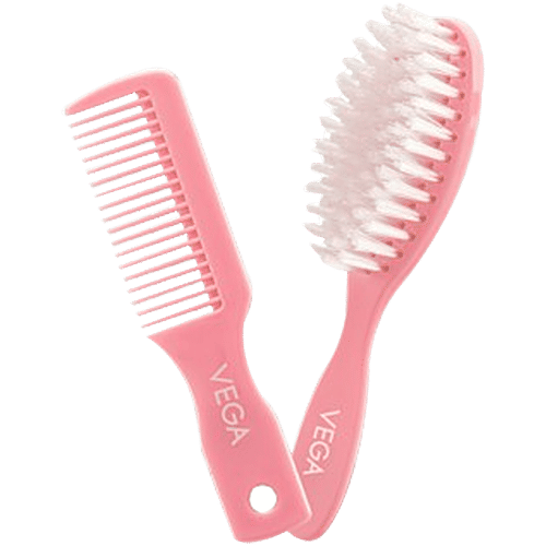 Vega Baby Brush Comb Set 9959, Colour May Vary, pcs