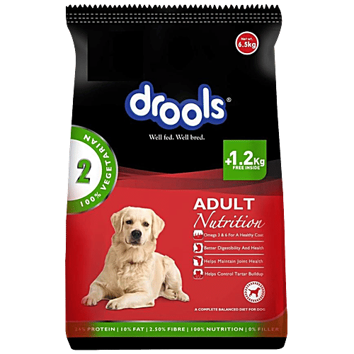 Drools 100% Vegetarian Adult Dog Dry Food, kg