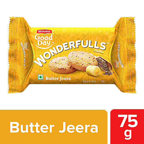 Buy Britannia Good Day Wonderfulls Cookie - Butter Jeera Online at