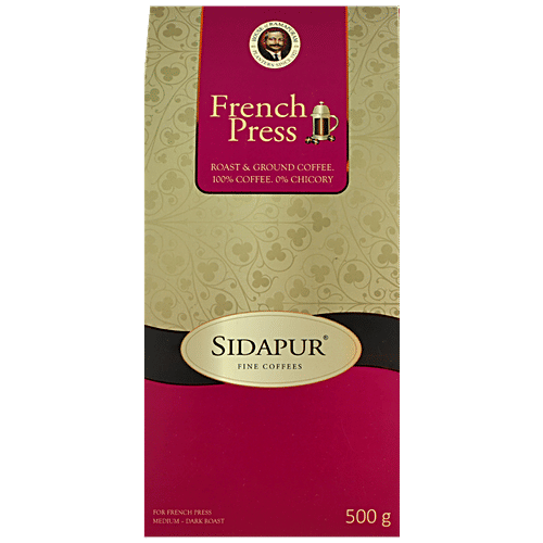 Buy Sidapur French Press Roast Ground Coffee Arabica Online at