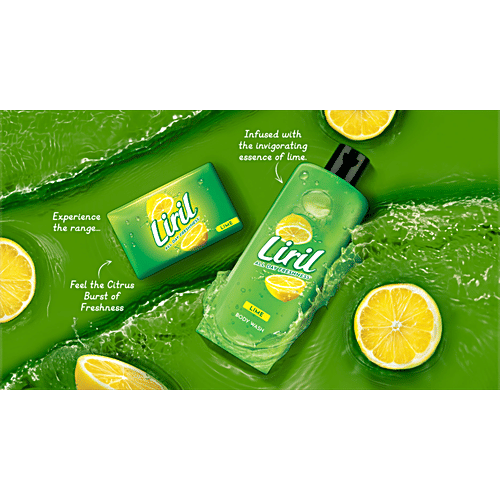 Liril Lime & Tea Tree Oil Soap 125 G (Pack Of 6)