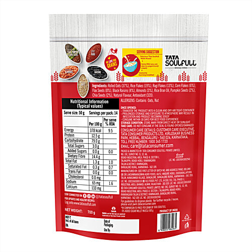 Soulfull Millet Museli With Fruits & Alomonds 700 Gm
