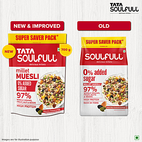 Soulfull Millet Museli With Fruits & Alomonds 700 Gm