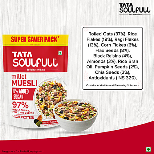 Soulfull Millet Museli With Fruits & Alomonds 700 Gm