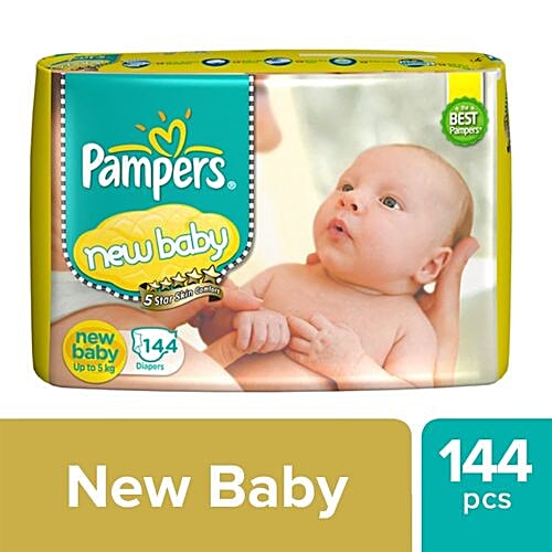 Buy Pampers Active Baby New Born Diapers Online at Best Price of