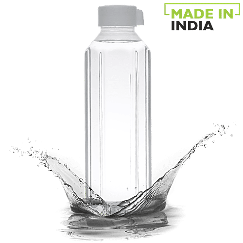 bb home Penta Plastic Pet Water Bottle White, Wide Mouth, L