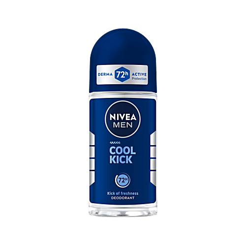 Buy Nivea Cool Kick Deodorant Roll-On - 48H Long Lasting Freshness