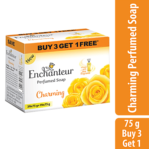 Enchanteur Charming Perfumed Bar Soap for Women, 75 g