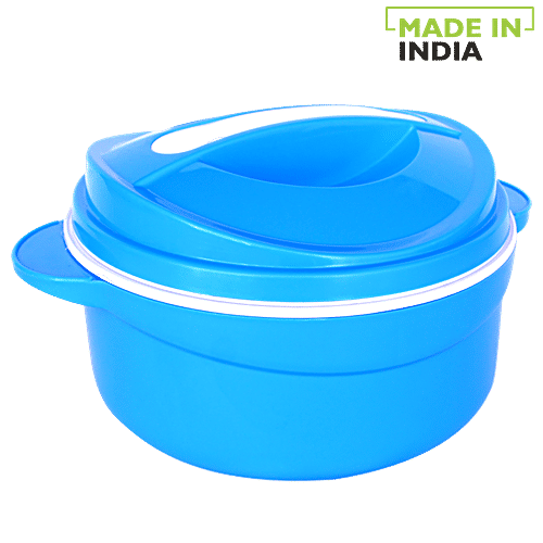 Princeware Micro Delight Casserole For Roti/Chapati Blue Colour, L