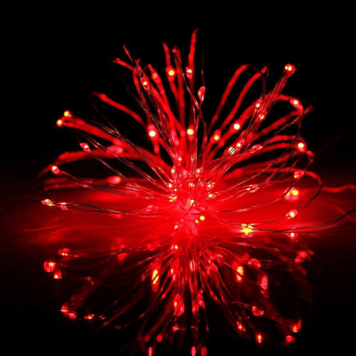 Buy Lexton LED Decoration Light For Home Decor - With Adapter, Red ...