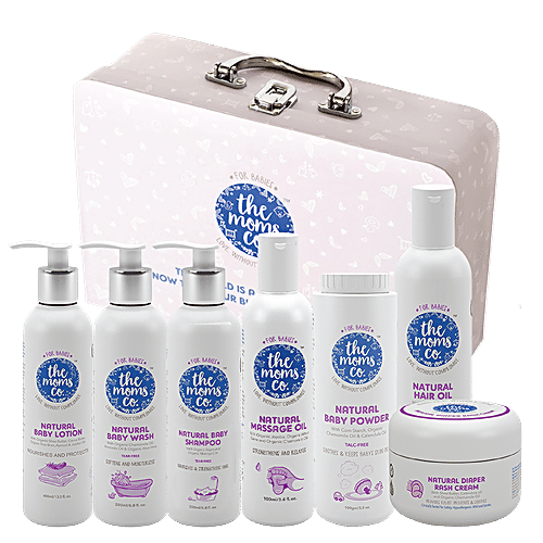 Buy The Moms Co Mom Baby Care Essentials Suitcase Gift Box