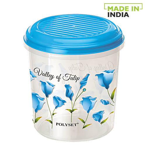 Buy Polyset Galaxy Storage Plastic Printed Container - Blue Online at ...