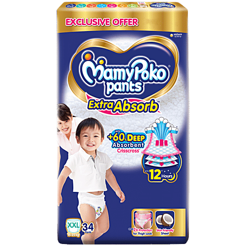 Buy Mamypoko Pants Extra Absorb Extra Extra Large Online at Best