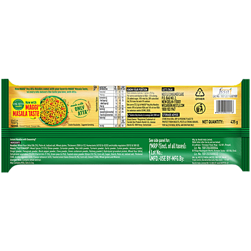 Maggi Nutri-Licious Atta Noodles Masala 435 Gm
