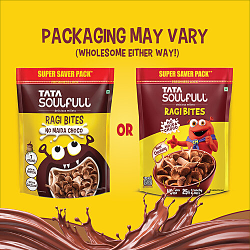 Tata Soulfull Ragi Bites No Maida Choco, Grains, Protein Rich Breakfast  Cereal, kg