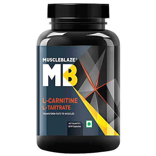 Buy MuscleBlaze L-Carnitine L-Tartrate - Unflavoured Online at Best Price  of Rs null