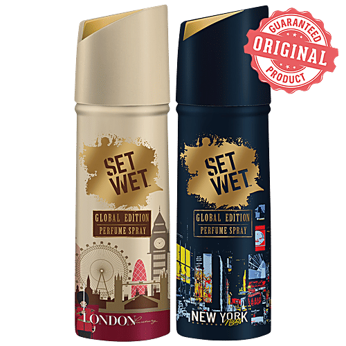 Set Wet Global Edition, London Luxury New York Night, 120 ml