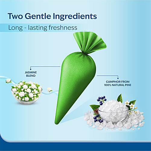 Campure Jasmine Camphor Cone Air Freshener 60G