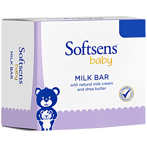 Softsens Baby Milk Bar Soap 100G (Pack Of 3)