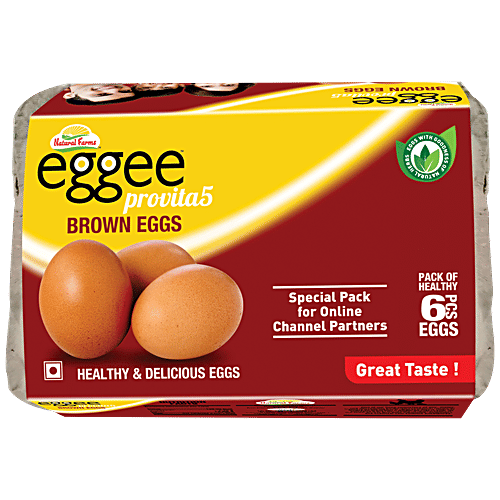 Buy Eggee Brown Eggs Online at Best Price of Rs 93.5 - bigbasket
