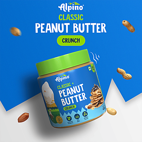 Alpino Classic + Crunch Peanut Butter 400 Gm