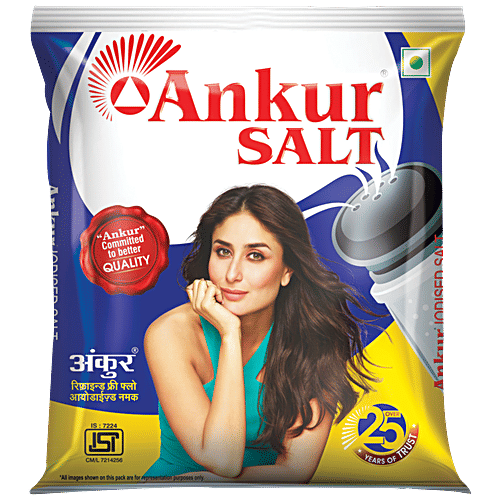 Ankur Iodised Salt 20/-(25P)